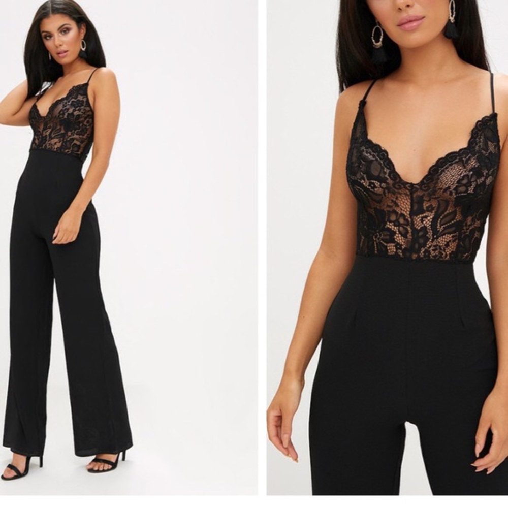 PRETTY LITTLE THING LACE JUMPSUIT